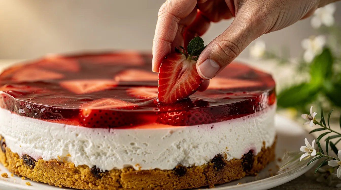 Erdbeer-Quarktorte ohne Backen: In 20 Minuten zubereitet und perfekt für Ostern