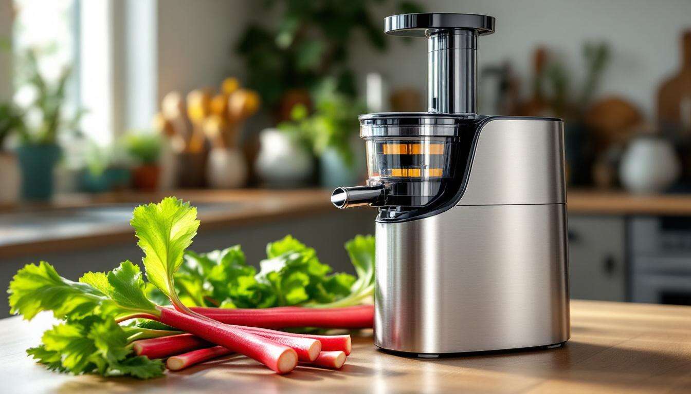 Rhabarbersaft selber pressen: Warum Entsafter laut Ernährungsberatern mehr Nährstoffe erhalten