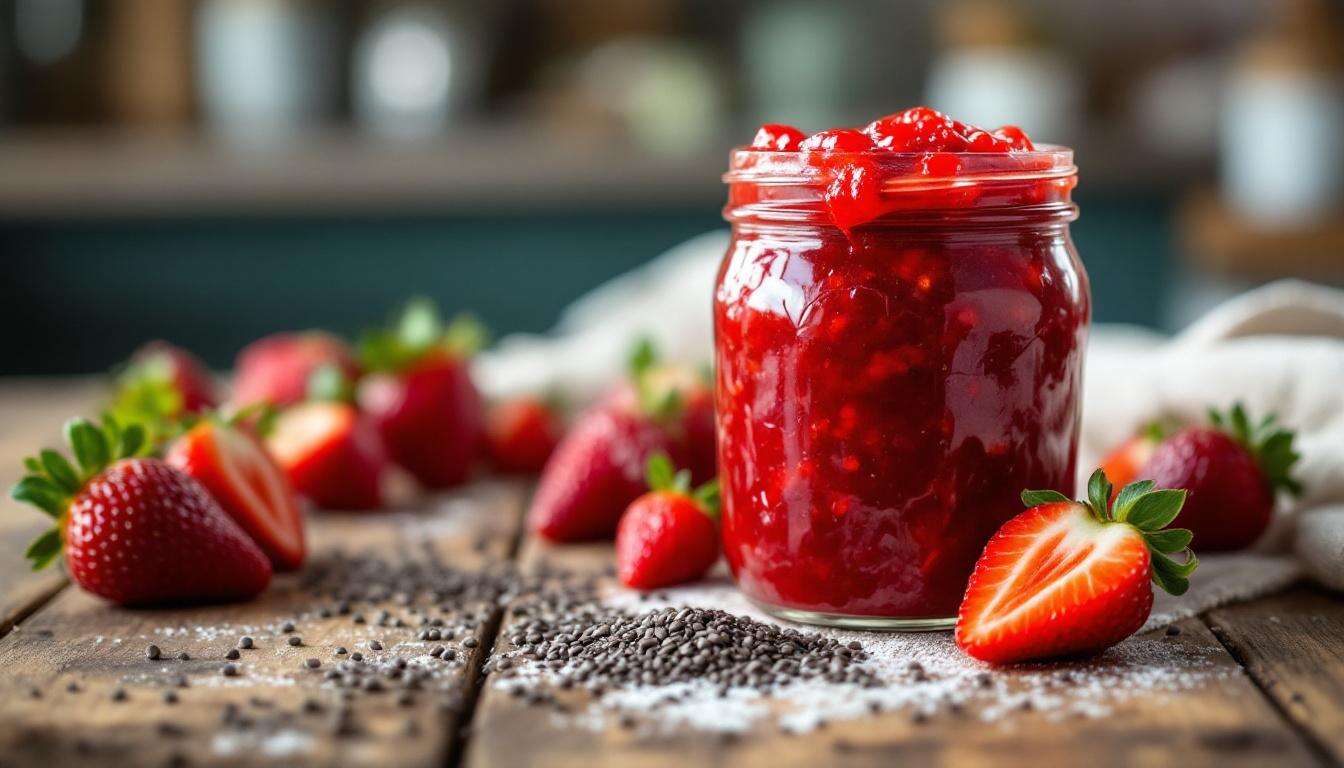 Erdbeermarmelade ohne Gelierzucker, warum chiasamen laut ernährungsberatern die bessere alternative sind