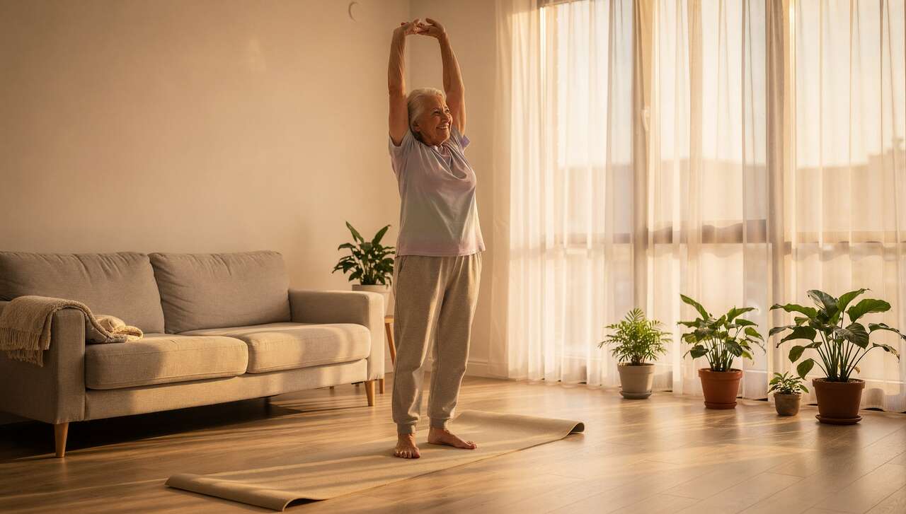 Morgenroutine ab 50, diese 6-Minuten-Übung reduziert Bauchfett effektiver als Joggen