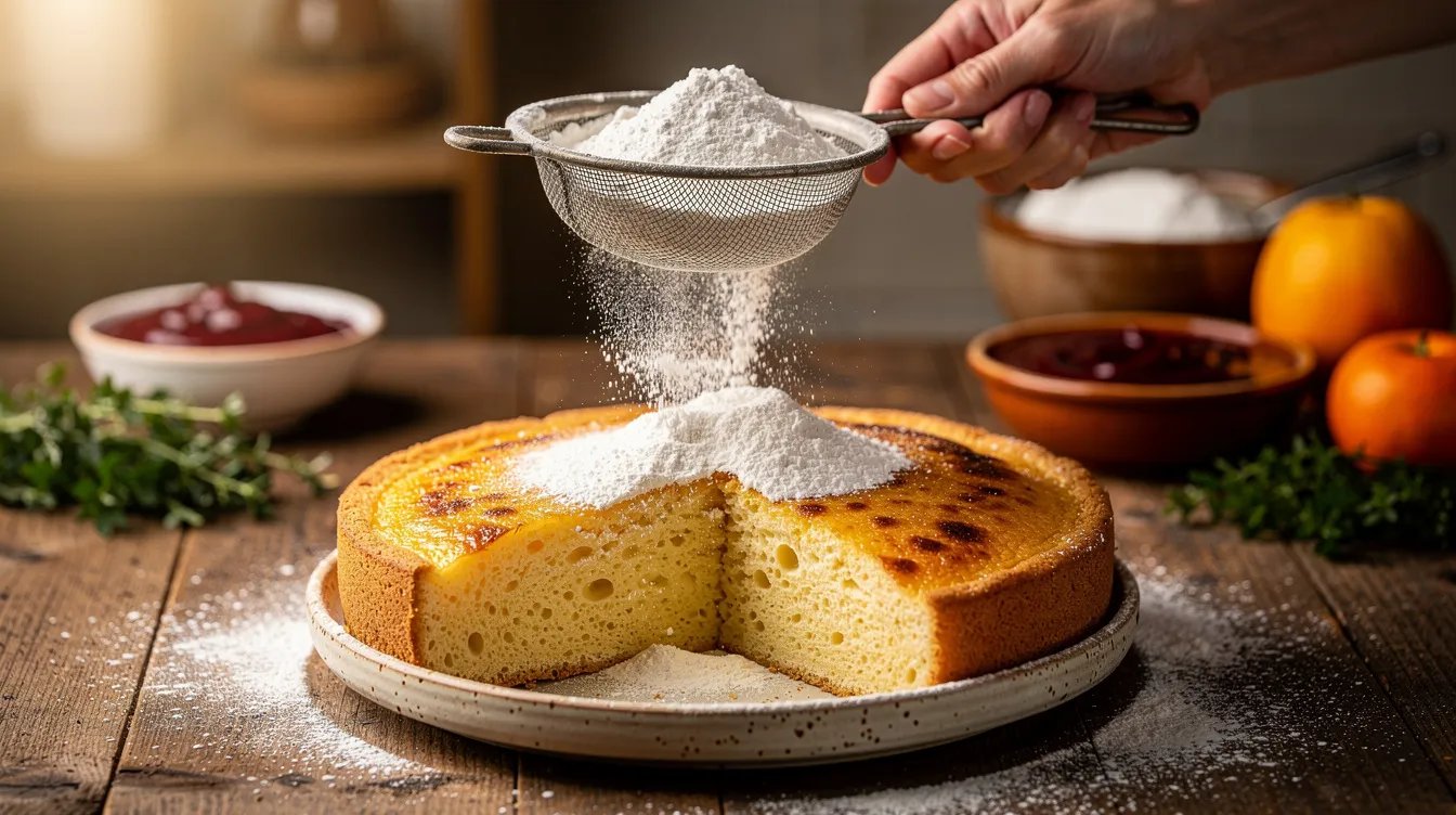 Biskuitboden: Warum Konditoren das Mehl immer über ein Sieb einfalten