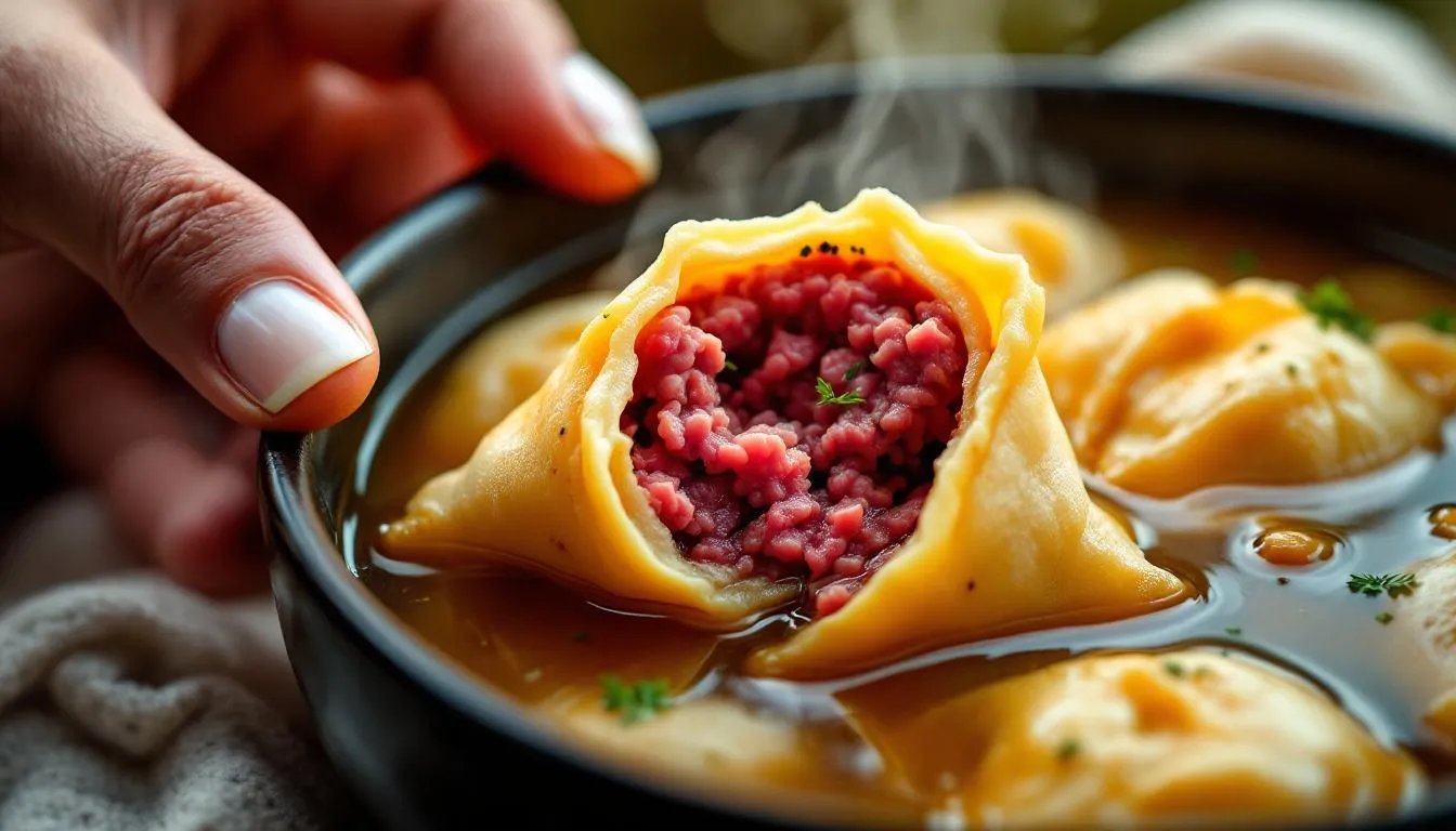 Maultaschen in der Brühe: Warum eine Stuttgarter Metzgerei den Teig mit Dinkelmehl macht