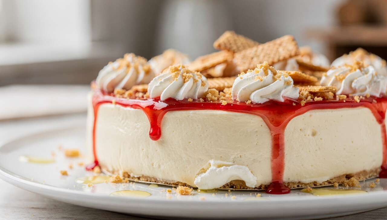 Dessert, für das du keinen Backofen brauchst: Quarktorte mit unwiderstehlichem Geschmack