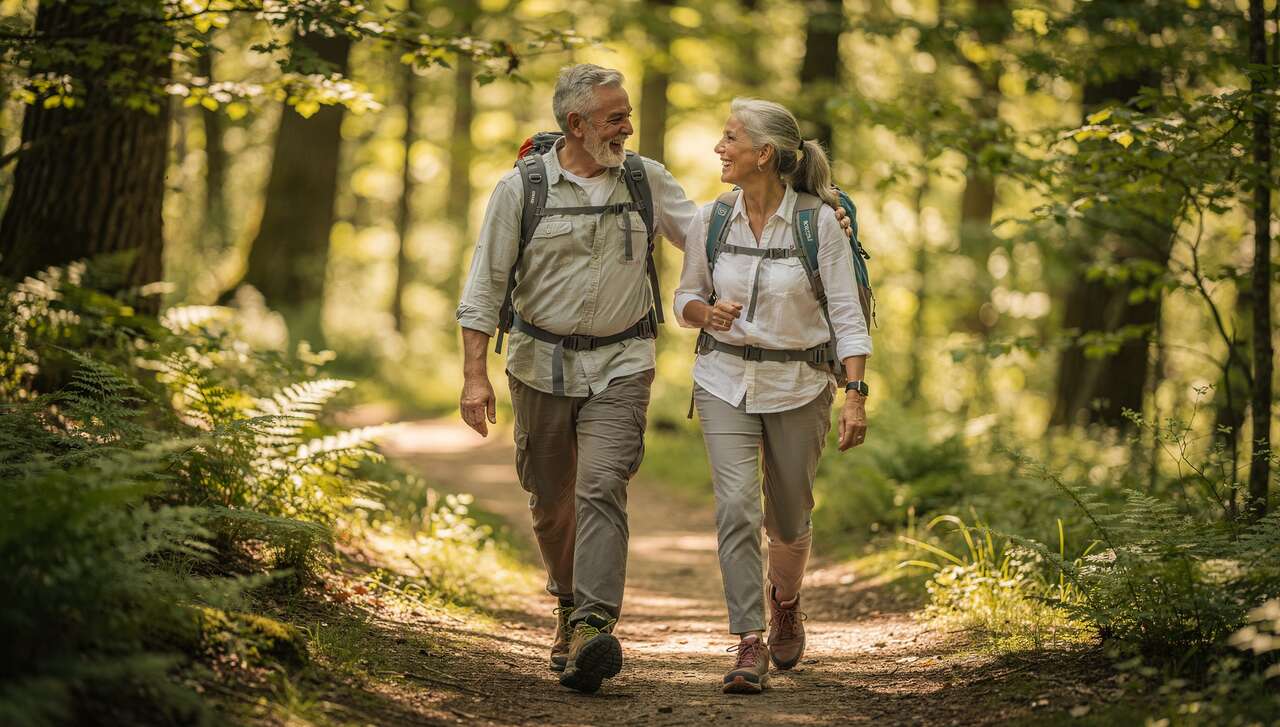 Wandern ab 60: DGSP-Experten erklären, warum 20 Minuten täglich das Herzrisiko senken